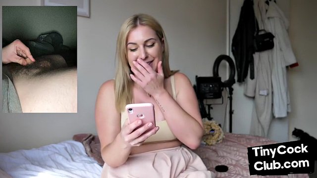 SPH Femdom küçük siklerin fotoğraflarını not ediyor ve yaramaz