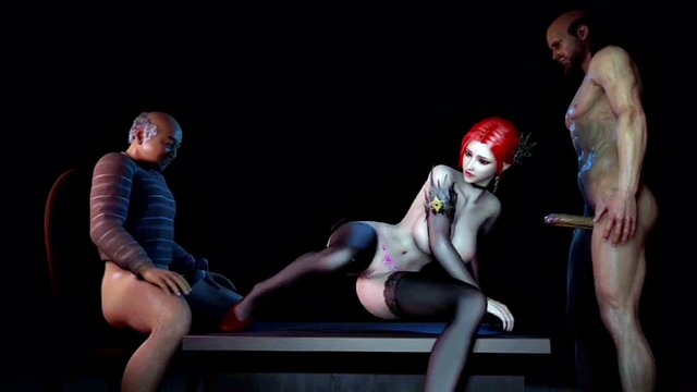 Unfaithful wife with two older men uncensored 3d hentai v383