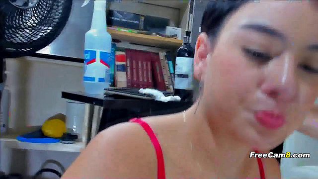 Latina Lesbians Alternate Licking Each Other's Pussies