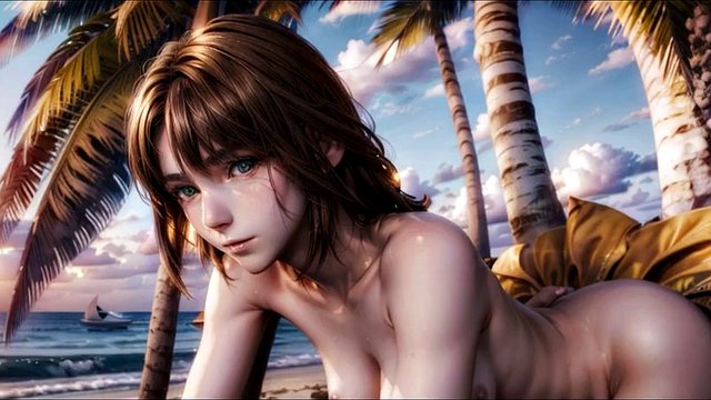 Yuna generata dall'IA (Final Fantasy X)