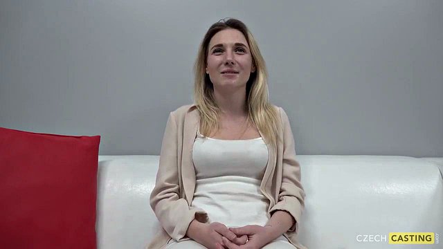 Nika's Casting Blowjob Cumshot