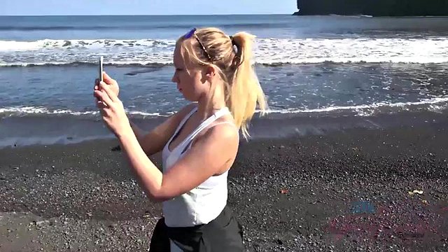 After hiking with Bailey Brooke she sucks your dick in the car by ATK Girlfriends: Porn