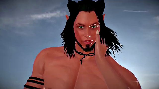 3D punk babe with big tits dreams of fucking a muscle cock in her bedroom
