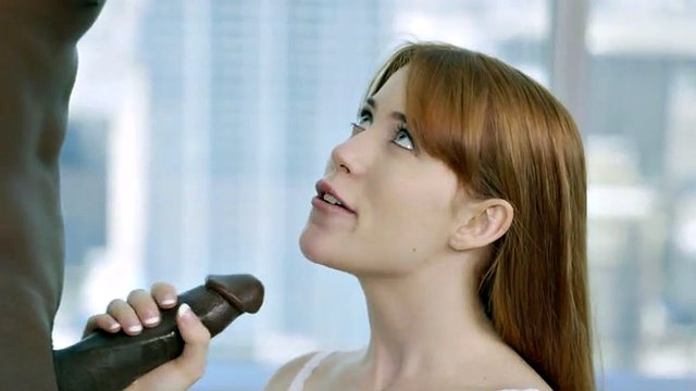 Gwen beautiful redhead stark in her hot interracial sex scene