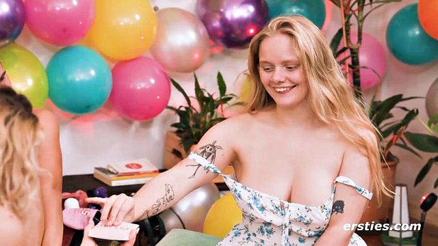 Ersties - Dare Ring 6some - Amateur Babes Undress, Lick & Tease Each Other [Part 2 of 5]: Porn