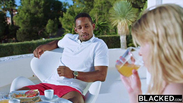 BLACKED BBC-loving Busty Blonde Seduces Handsome Stranger - Freya Mayer