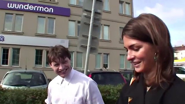 Sweet young Czech teen gets nailed in a public threesome