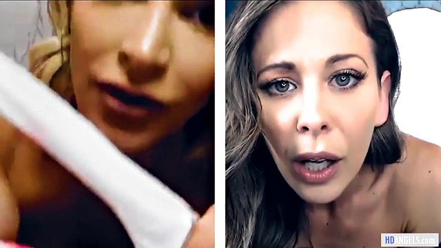 Cherie DeVille and Emma Hix in Lesbian Webcam Masturbation