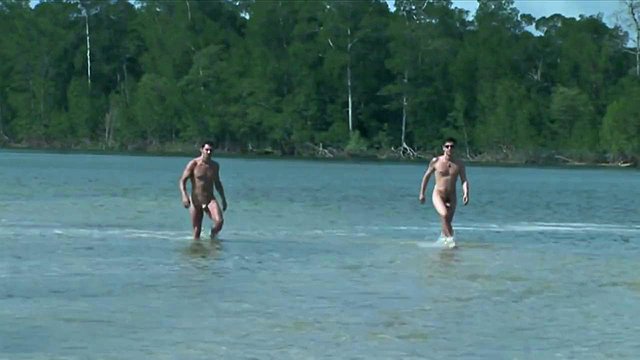 Blonde Titof's Nasty Double Penetration with Two Guys on Beach