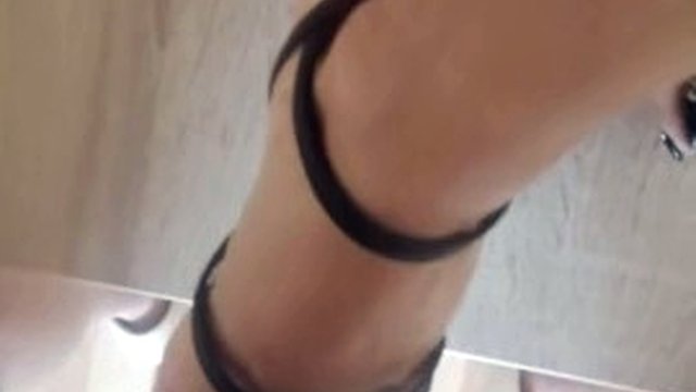 Penis massage black sandals black nails