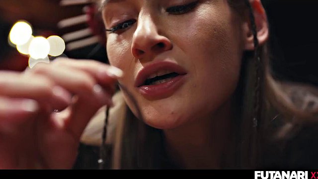 Girl Swallowing Shemale Cum - Redhead Mesmerized Into Submission by Futa Witch