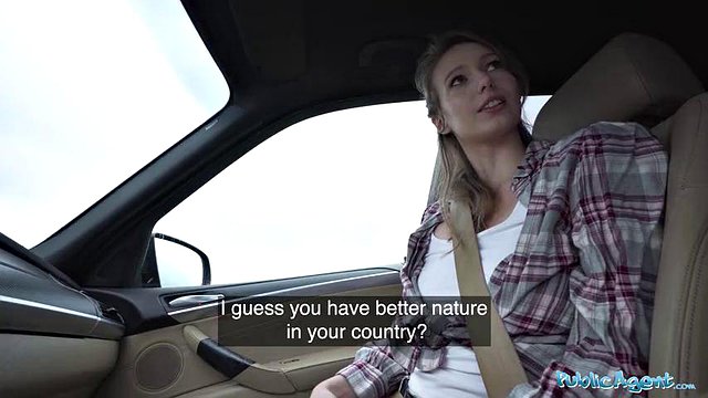 PUBLIC AGENT - Swedish Hitchhiker is a Fantastic FUCK
