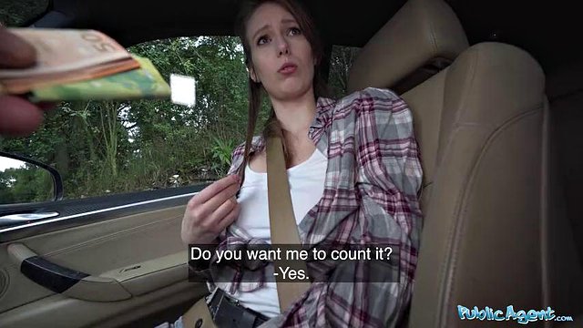 PUBLIC AGENT - Swedish Hitchhiker is a Fantastic FUCK