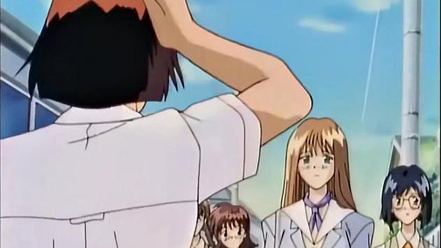 Busty anime teen screams as she drips cum