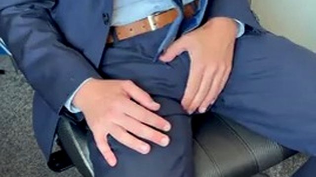 Verbal and vocal daddy, telling you how to please me. In a suit and boots