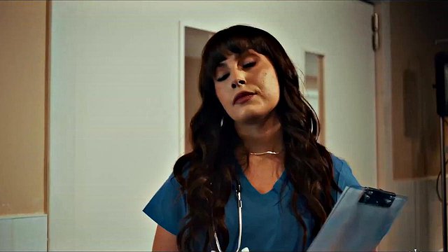 Babes Endure Face-Fucking and Orgasms in Time-Freeze Hospital Nurse Scene with Cassie Lenoir,