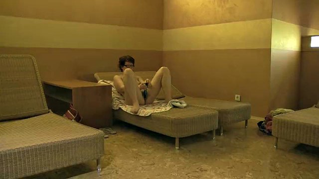 Public sex in a public swimming pool