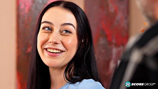Brunette Newcomer Dolly Paige's Tiny Tits Bounce While She Rides Experienced Jack Vegas in Ste