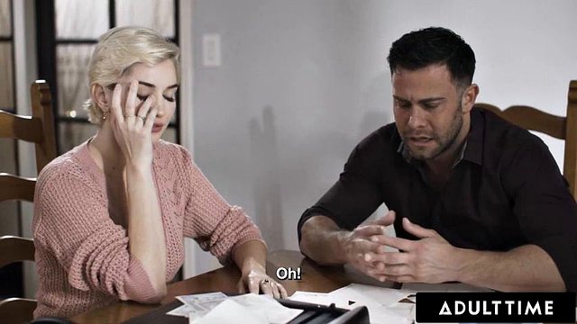 ADULT TIME - Skye Blue Fucks Her Bestie s Cheating Fiancee To Cure His Cold Feet! FRENCH SUBTITLES