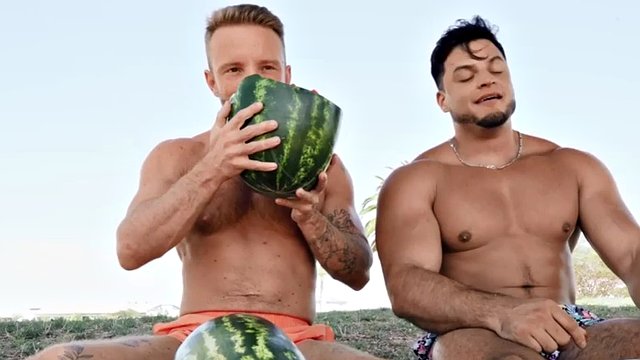 Dirty anal jock drilled doggy style by dirty gay men