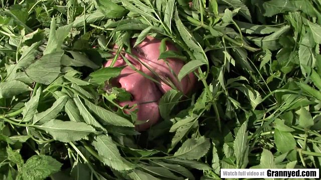 Desperate Granny Ilona Finds A Welcome Surprise Hard Dick At The Field - Ilona A