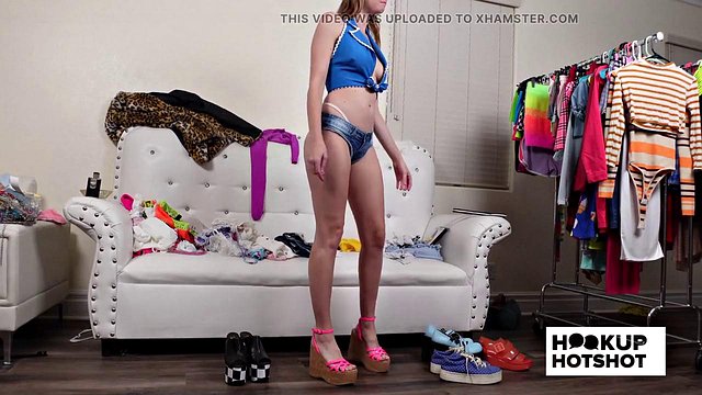 Ashley Lane's Seductive Body Kicks Off Behind-the-Scenes Casting with Bryan Gozzling