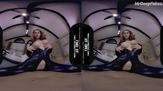 Scarlett Johannson Sucks your Cock and Rides you as Black Widow in VR