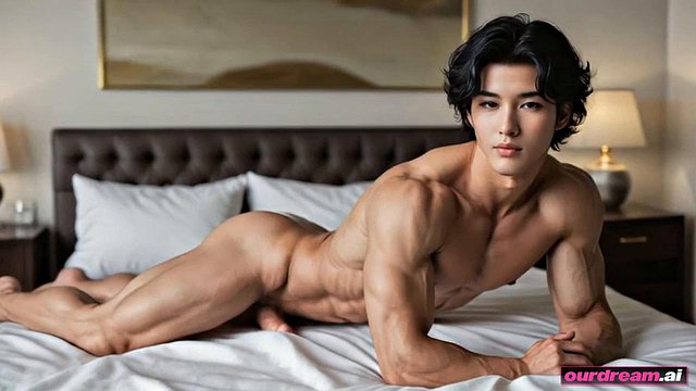 운동선수 K-Pop 아이돌의 섹시한 게이 펜트하우스에서의 만남
