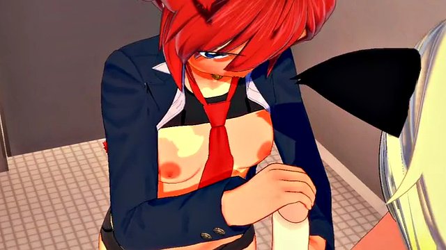 2 NekoBoys Fuck in Toilet - Yaoi Anime