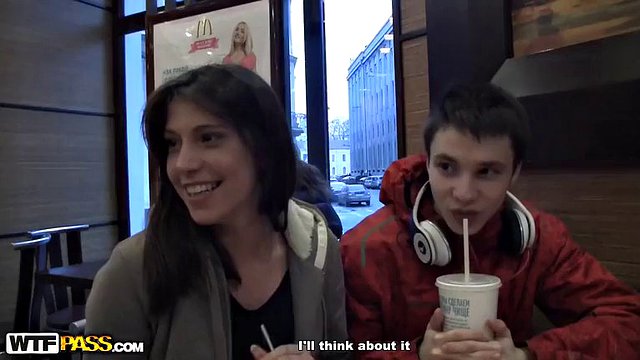 Teens eat junk food and go home to fuck hard