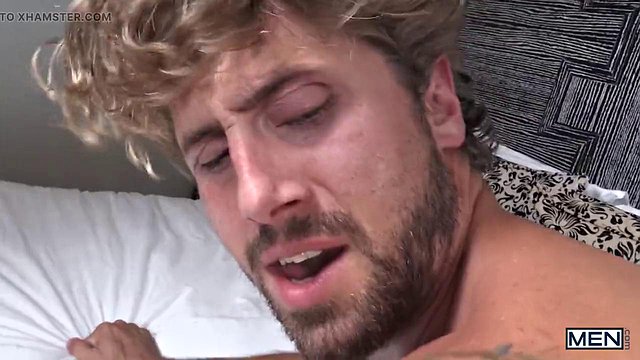Johnny Rapid, Wesley Woods und Will Braun ohne Sattel im Freien