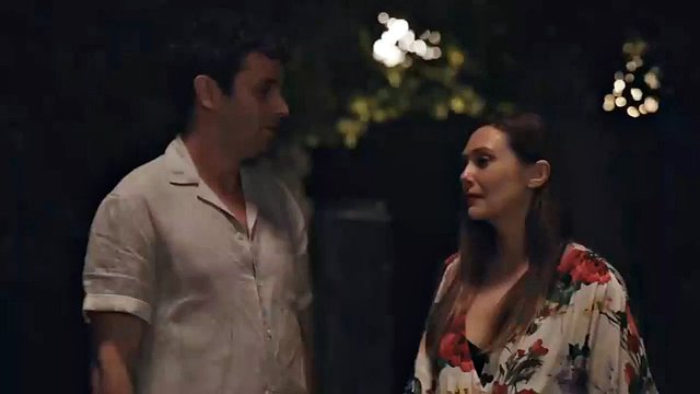 Elizabeth Olsen, all sex scenes from the movie "I'm sorry for your loss