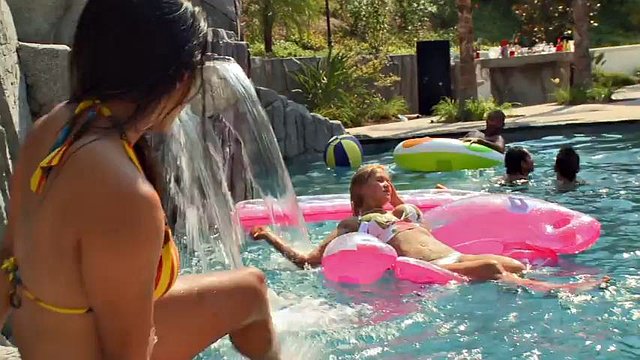 asian babe goes wild with BBC at pool party