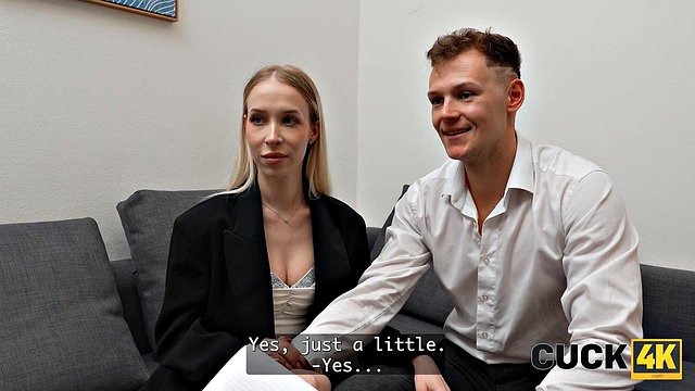 Blonde Wins Casting as Hardcore Slut Cheater