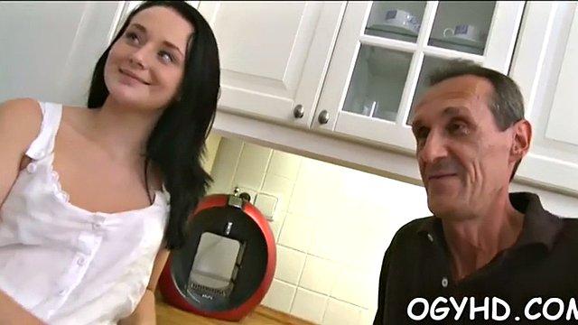 Russian swinger brunette princess is amazed by big pole